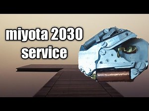 service miyota 2030 movement (watch repair tutorials)