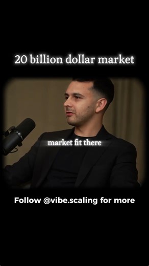 When they talk about big markets, fast growth, and finding the clear problem, no fluff