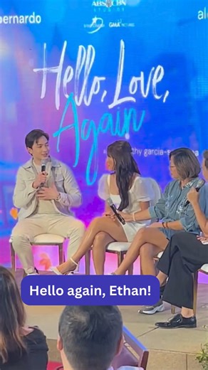 18K views · 206 reactions | Hello again, Ethan!  Star Cinema and GMA Pictures present 'Hello, Love, Again' starring Alden Richards and Kathryn Bernardo, a film by Cathy Garcia-Sampana EXCLUSIVELY IN CINEMAS | November 13, 2024 #HelloLoveAgain #NewMovieAlert | GMA Pictures | Facebook