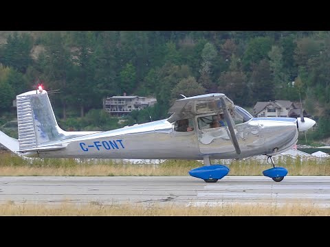 Cessna 175 Skylark Takeoff