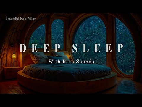 Soothing Rain & Soft Piano 🌧️ Rain Sounds for Stress Relief, Peaceful Music, Meditation, Calming