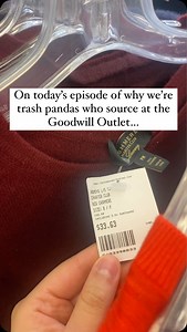 Whenever I walk into a local buy sell trade or thrift store, I remember why I love the bins. 🦝🫶 BUT… as an add on to my last post, I do love using Buy Sell Trade stores as a way to “trade up” for higher quality inventory. By selling clothes at a low cost cost of goods to places like Crossroads, you can use trade in credit to buy items you may not have access to, especially if you’re in a location where finding good inventory is hard! Have you ever tried this trick? #reseller #goodwillbins #cro