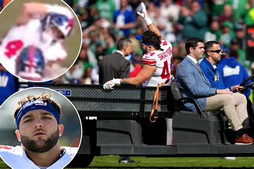 Giants rookie Cam Skattebo suffers horrifying leg injury that left teammates in shock