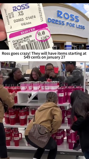 Starting january 22nd you can get thousands of items at ross for just.49 ¢#ross #clearance #shopping #deals #foryou