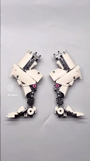 lego Angel Mech leg tutorial #lego #bionicle #legobuild