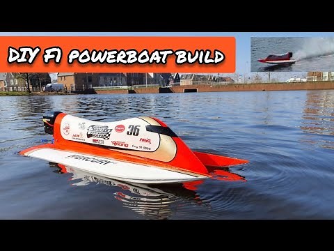 DIY rc F1 Powerboat - construction