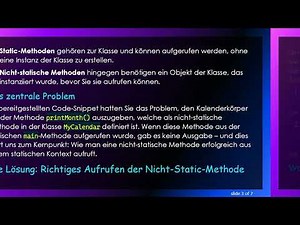 How to call a non-static method from a static method in Java