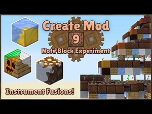 Create Mod | Note Block Experiment #9 | Instrument Fusions