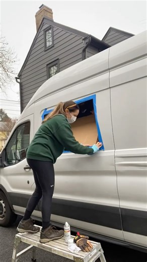 What if I told you installing windows in your van was 100% worth it #windows #fullsend #vanlife ￼