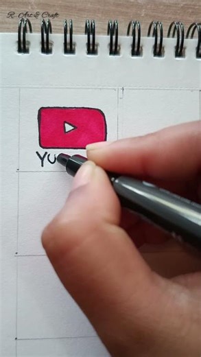 logo drawing | Youtube | #art #logo #drawing