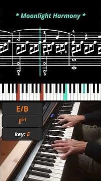 Beethoven's Moonlight Sonata - Harmonic Analysis (First 14 Bars)