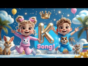 “The Letter K Song | Mimi and Max Learn the Alphabet | Fun Kids ABC Songs”
