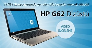 HP G62 Dizüstü bilgisayar video inceleme