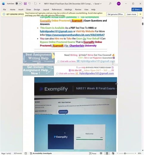 NR511 Week 8 Final Exam Due 22th December 2025 Complete Actual Exam Questions #proctored_exams