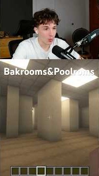 I built the Backrooms and the Poolrooms.#minecraft #gaming #thebackroom #backrooms #minecraftshorts