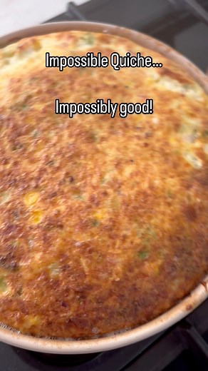 Impossible Quiche is something I make frequently - it’s so quick and easy to get into the oven and always goes down well! Full recipe can be found in Family Favourites Made Easy https://shop.thermobexta.com.au | Thermobexta
