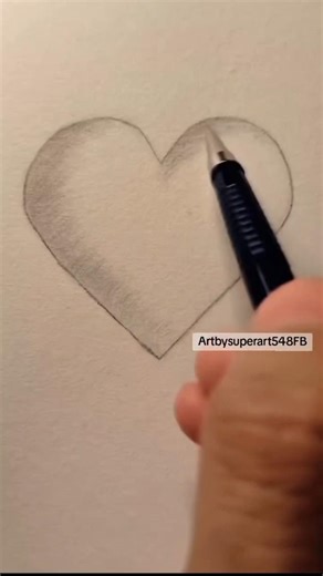 How to draw Heart ❤️ #shorts