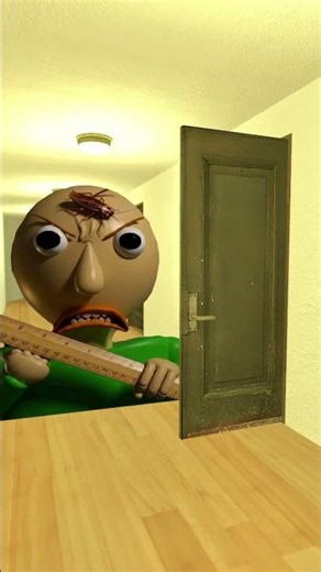 Can We Escape?? Baldi Try To Escape from Angry Baldi!! Lost in Liminal Hotel!! #shorts