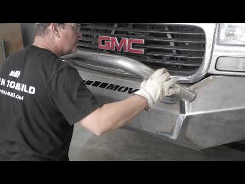 7- How to Build a MOVE Bumper Kit - Front Bumper Kit Bull Bar Approach Angle and Welding