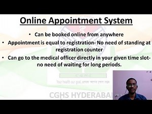 Online Appointment for CGHS doctors- Part-2 of series "Know your CGHS NIC website"