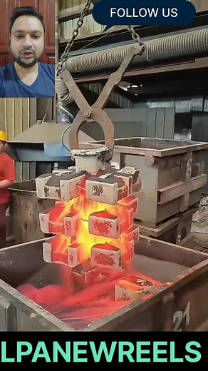 FORGING AND CASTING HOT METAL 💯✅ #forging #metal #hotmetal #casting #metalwork #heating #iron | Lpanew Reels