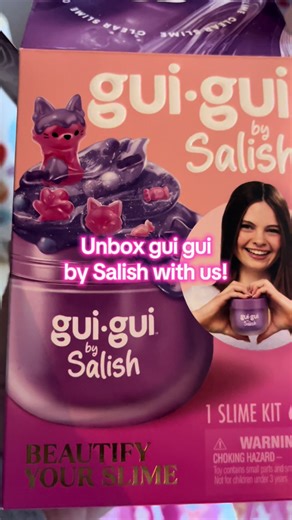 and yes I put parchment paper down 😆 this gui gui by Salish is the Clear Slime and it smells like jasmine 💜 #moosetoys #guiguislime #salishmatter