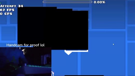 Skeletal Layout Challenge in Geometry Dash