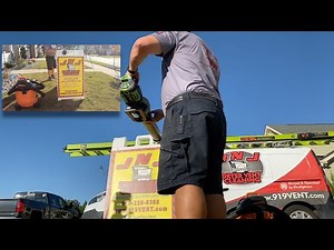 JNJ Dryer Vent Cleaning - Leaf Blower vs Professional Cleaning