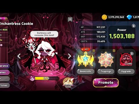Cookie Run Kingdom - Dark Enchantress Cookie Showcase