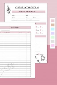 Client Profile | Client Intake | Apointments - Etsy