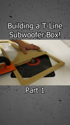 Let's build a Transmission Line Subwoofer Enclosure! Part 1 of 3! #caraudiofabrication #subwoofer #caraudiofab #caraudio #therealcaraudiofab #audio #amplifier #bass #basshead