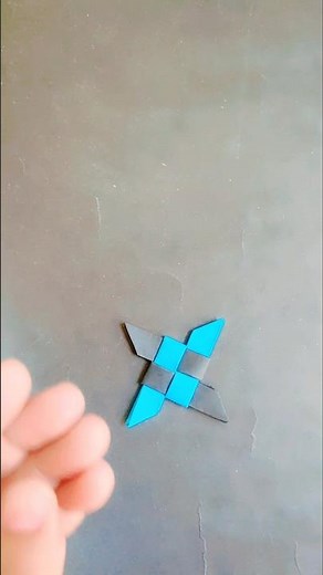 How to Make Deadly Shuriken || Origami Tutorial #origami #tutorial #shuriken #diy #ytshorts #blade