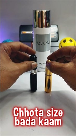 Mini Perfume Spray Bottle 😍 Travel Friendly Refillable Atomizer | Useful Gadgets India #shortsindia