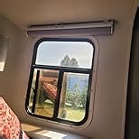 SHADEMOON Cordless Blackout Window Roller Shades, Pull Down Spring System Indoor Blinds, Room Darkening Waterproof UV Blocking Thermal Insulated Fabric for Home Office (Black, Width 36", Height 72")