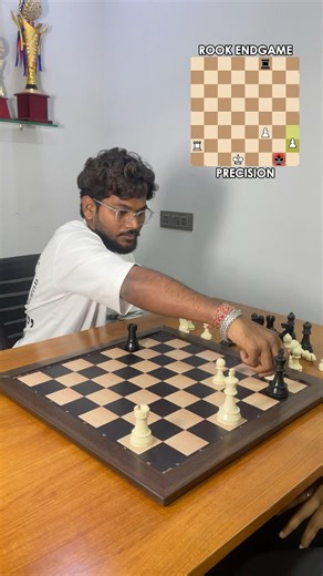 Precise rook checks decide thrilling promotion race #chessendgame #rookendgame #pawnpromotion