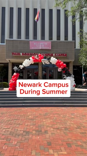 Rutgers University on Instagram: "Summer at Rutgers–Newark: where city life meets campus life. 🌇📚"