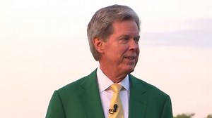 Honorary starters Jack Nicklaus, Gary Player, Tom Watson tee off 2025 Masters