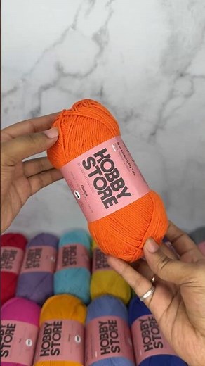 Hobby Store Aran Kotton 6 Ply Yarn – Super Soft, Colorfast Cotton for Crochet & Knitting