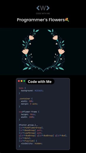 Programmer’s Flower 🌸 | Coding Motivation with Aesthetic Vibes