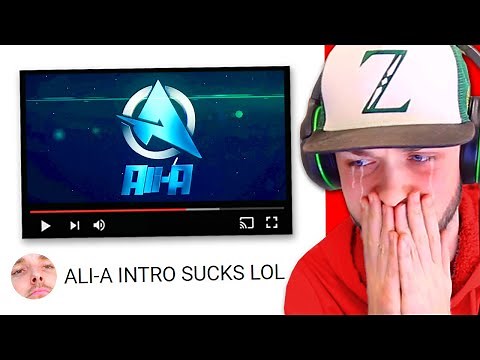 Ali-A reacts to YouTubers using the Ali-A INTRO... (LazarBeam, Ninja + MORE)
