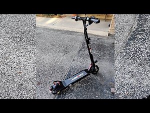 NANROBOT X4 2.0 - 500W Electric Scooter Settings, Acceleration, Walk-around