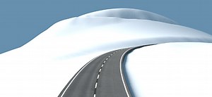 Modeling a mountain road