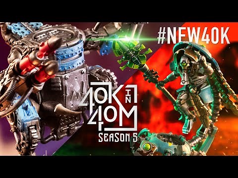 Orks vs Necrons 2000 pt battle in #new40k in 40 minutes.