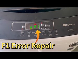 How to Solve F1 Error Fully Automatic Washing Machine