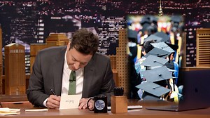824K views · 5.6K reactions | Jimmy pens thank you notes to President Trump, the Cannes Film Festival and other things. | The Tonight Show Starring Jimmy Fallon | Facebook