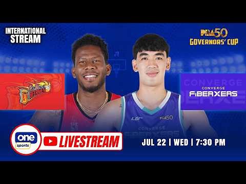 LIVE: SAN MIGUEL vs CONVERGE | PBA SEASON 50 GOVERNORS' CUP | JULY 22, 2026 | INTERNATIONAL STREAM