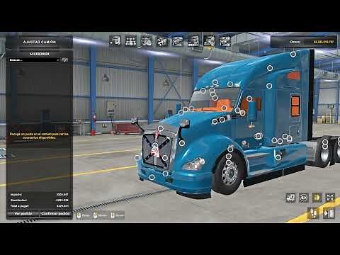 KENWORTH T680 CUSTOM MOD REVIEW AMERICAN TRUCK SIMULATOR