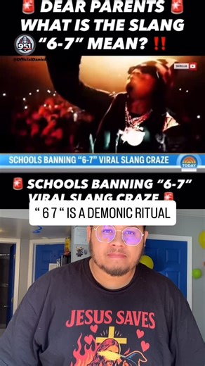 Emmanuel on Instagram: "The ‘6 7’ chant in Skrilla’s song Doot Doot is tied to Santeria—witchcraft by syncretism that mixes old African religions with Catholism. God says He will destroy witchcraft, and He calls those who worship saints and statues foolish. This trend is very demonic and satanic. Protect your kids from it immediately. Repent and renounce, I’m sounding the alarm."