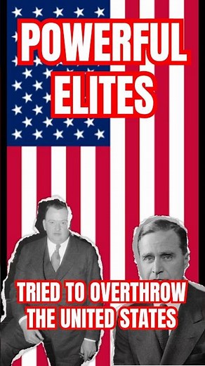 The Business Plot- Elites who wanted to overthrow the U.S. #history #fdr #franklindroosevelt