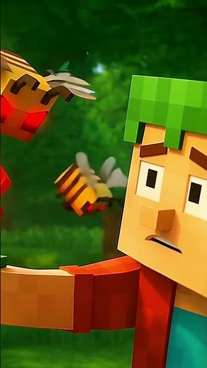 Noob VS Bee 😨😨- Minecraft Animation